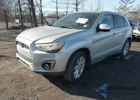 2014 Mitsubishi Outlander Sport Es z USA, uszkodzony, nr VIN 4A4AP3AUXEE003459